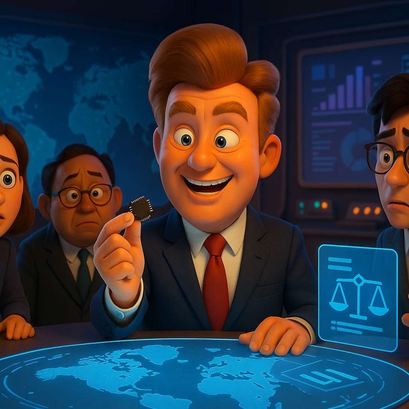 Chips get political, chatbots stall wages, UAE kids code early