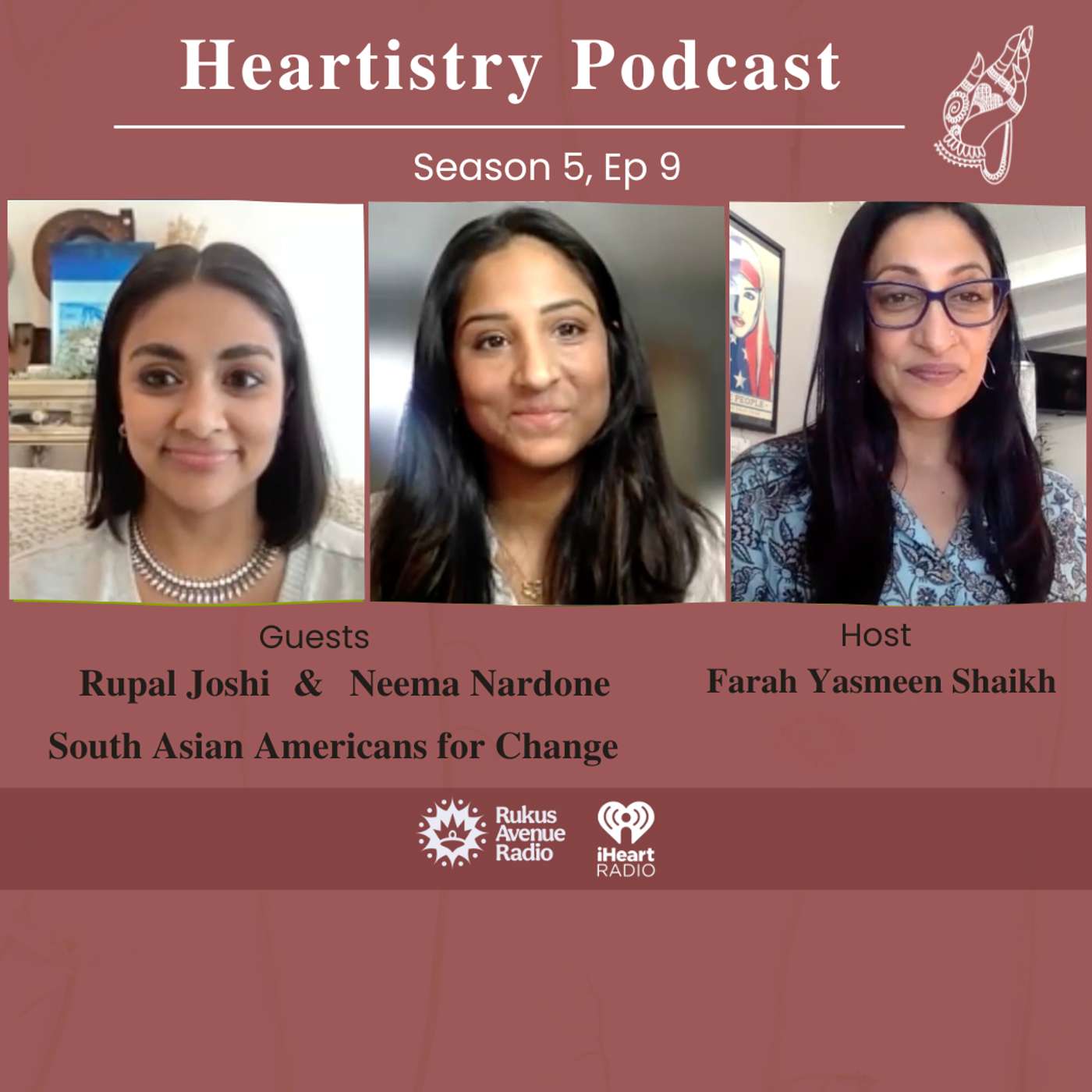 S5 Ep 9 - Rupal Joshi & Neema Nardone - (SAAFC) South Asian Americans for Change episode artwork