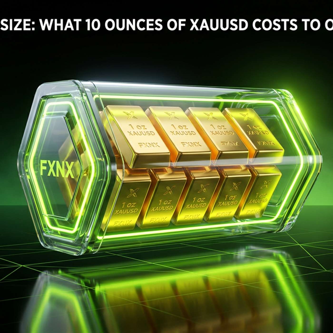 Gold Mini Lot Size: What 10 Ounces of XAUUSD Costs to Open and Hold