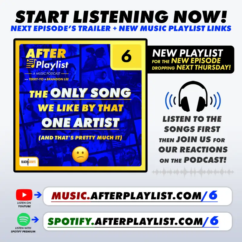 The Only Song We Like By That One Artist (Episode Trailer + Music Links)