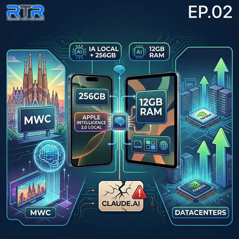 RTR 02: Apple lanza iPhone 17e, iPad Air M4.Arranca MWC