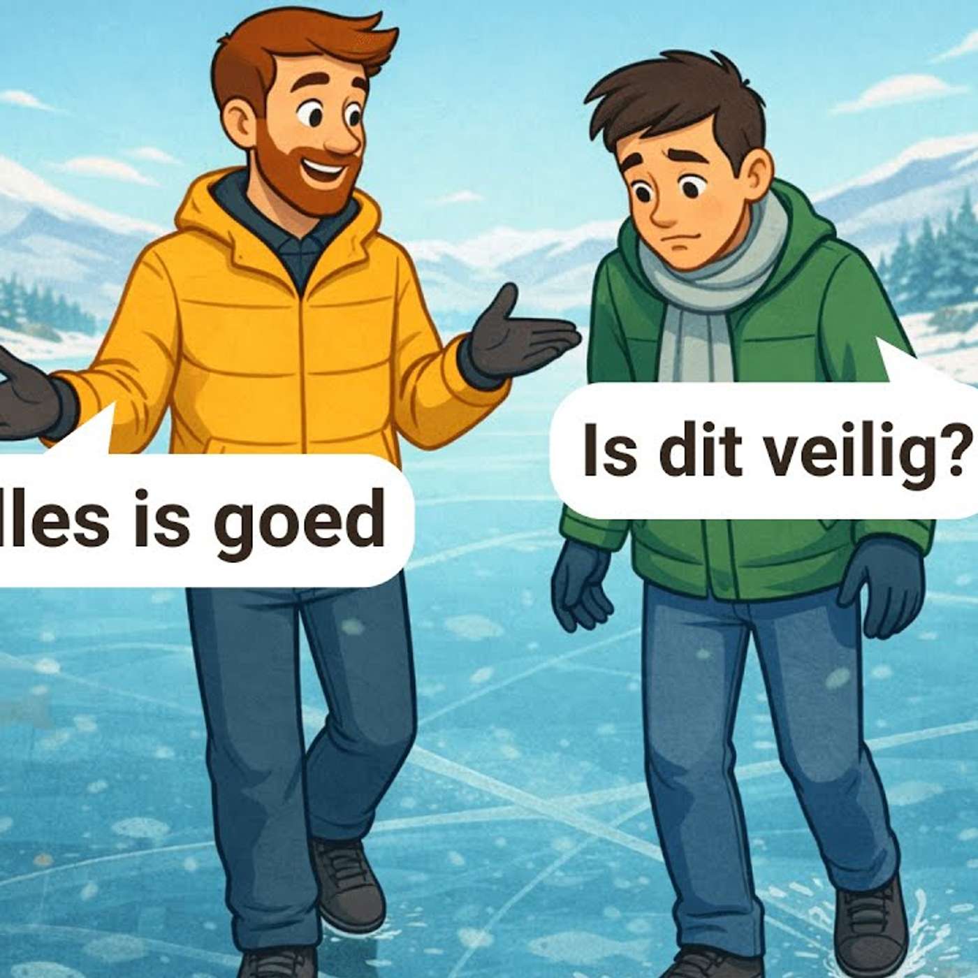 Winter Time Together | Dutch Conversations for Beginners A1-A2