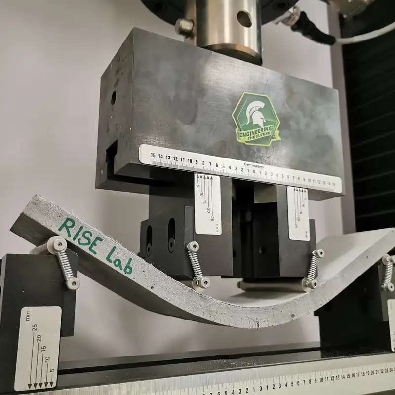 Reimagining solid waste as a sustainable source for bendable, self-healing concrete