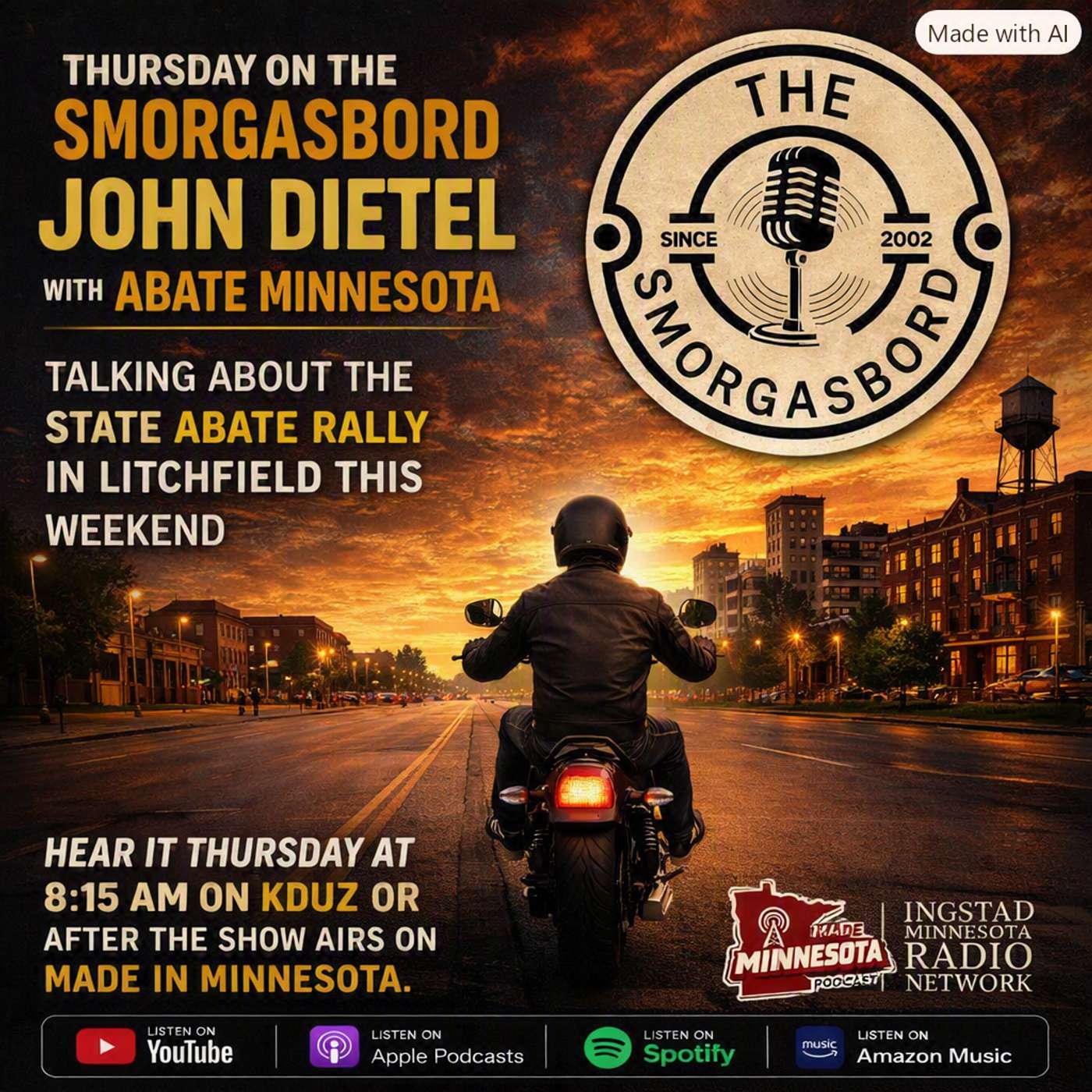 SMORGASBORD PRIME CUT: JOHN DIETEL OF ABATE