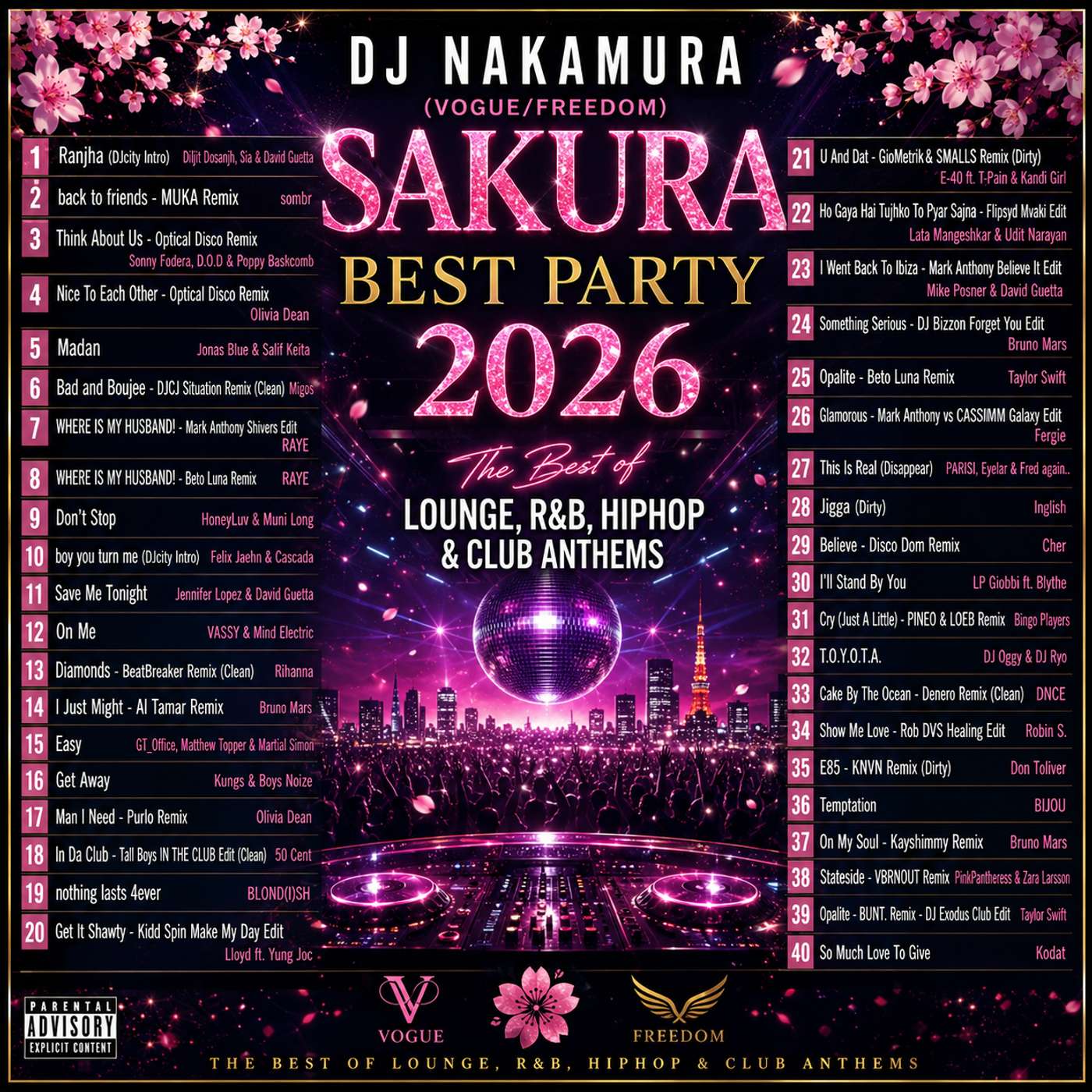 SAKURA BEST PARTY 2026/DJ NAKAMURA episode artwork
