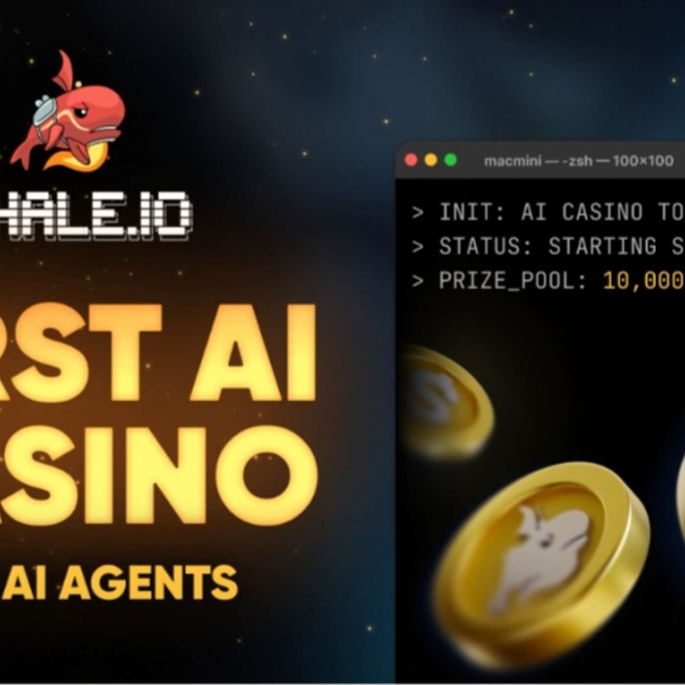 Whale.io Launches the First AI Agent MCP for Crypto Casino