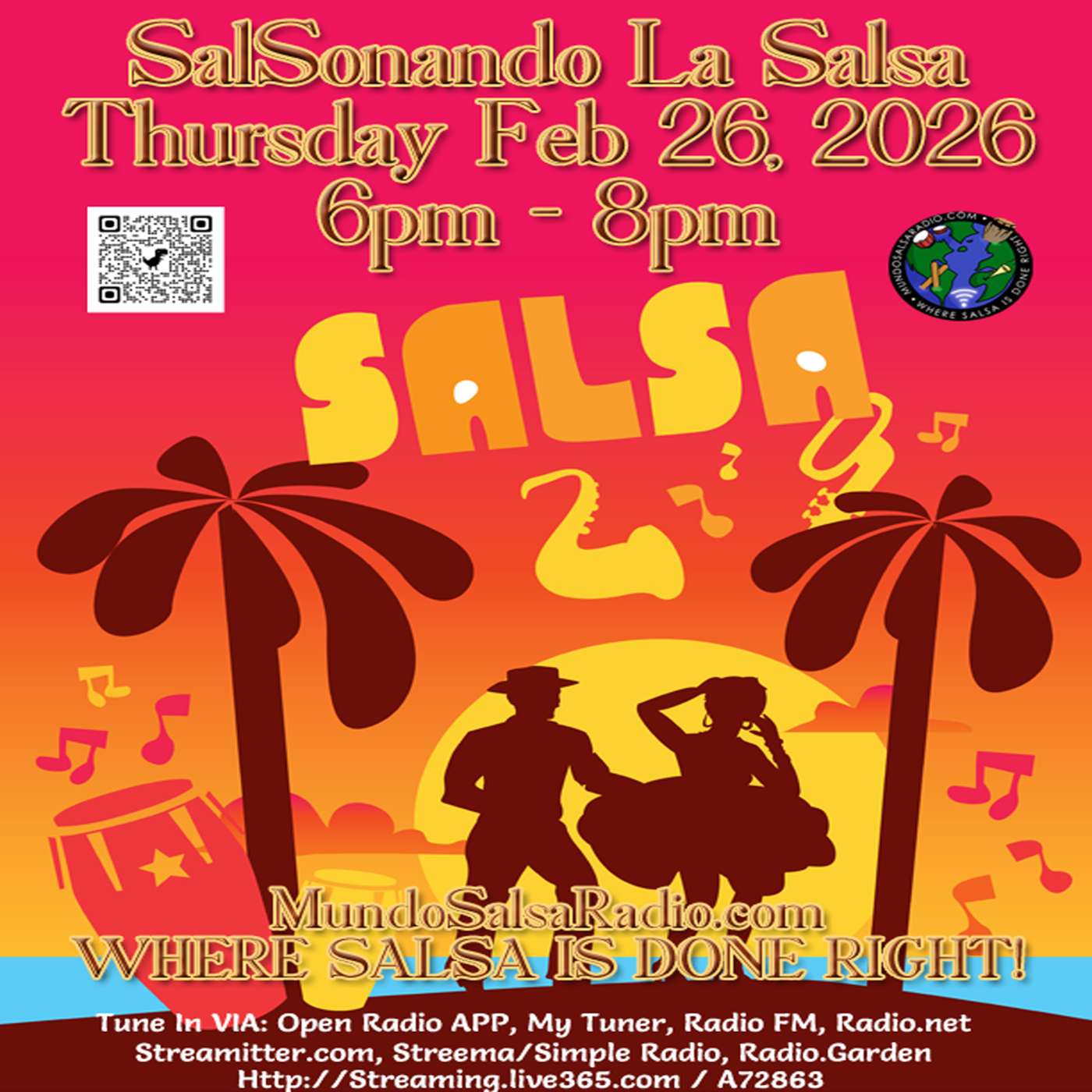 SalSonando La Salsa DJ Eddie Feb 26 2026 Show #119