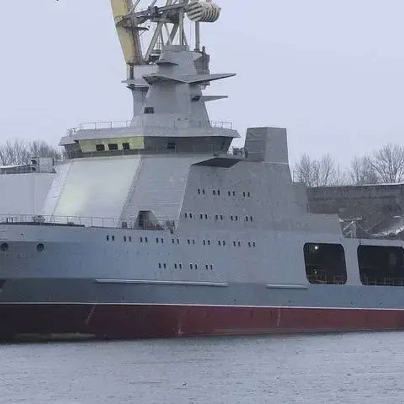 Первый боевой ледокол "Иван Папанин" готовится к ходовым испытаниям