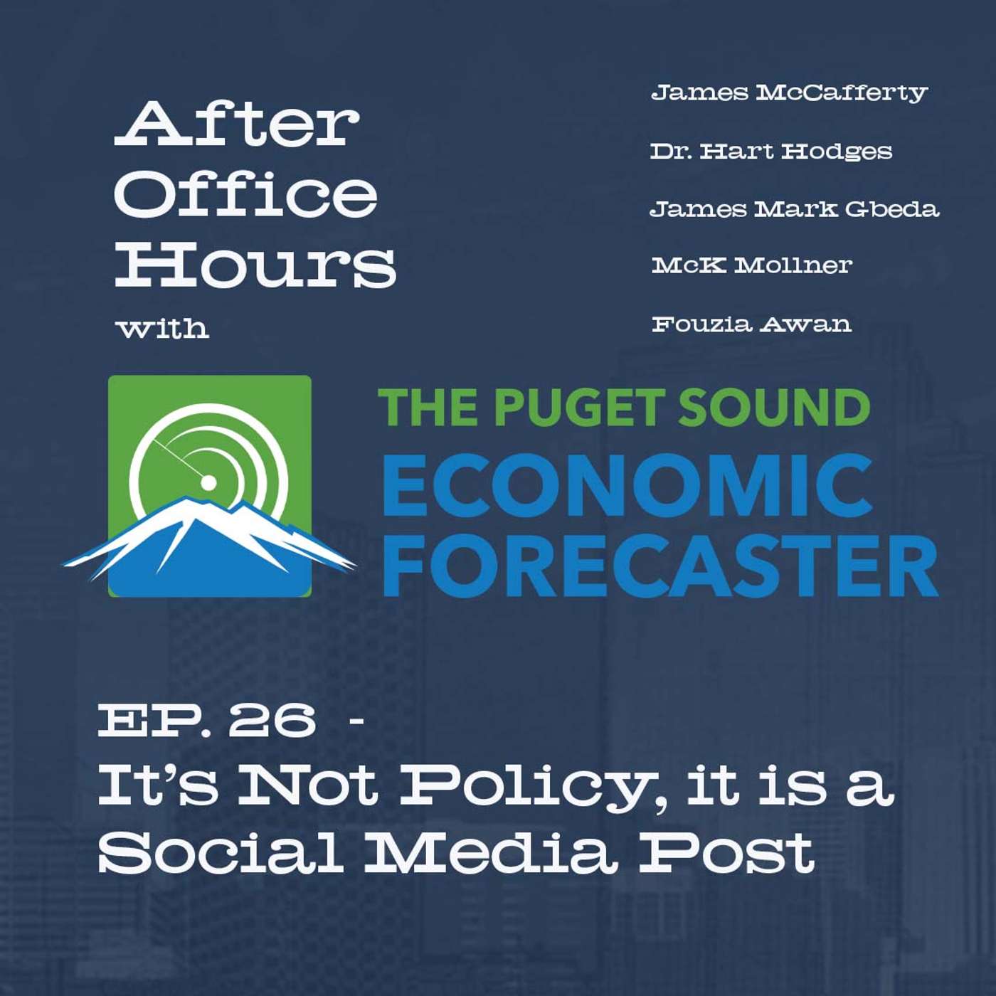 After Office Hours with Puget Sound Economic Forecaster
