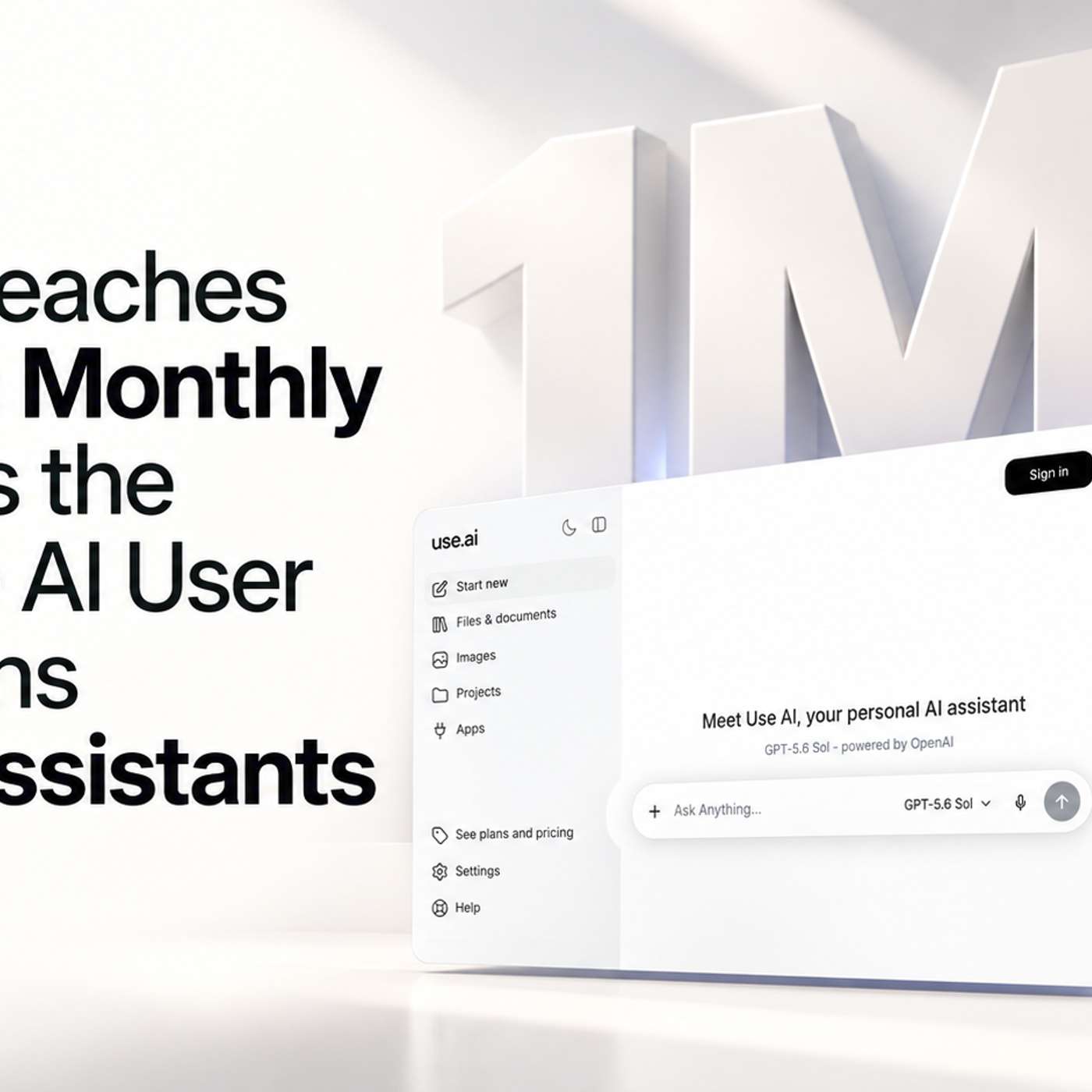 Use.ai Reaches 1 Million Monthly Users as the Average AI User Now Runs Three Assistants