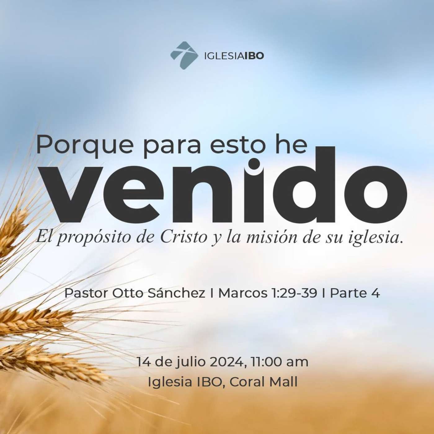 Portada de Iglesia IBO