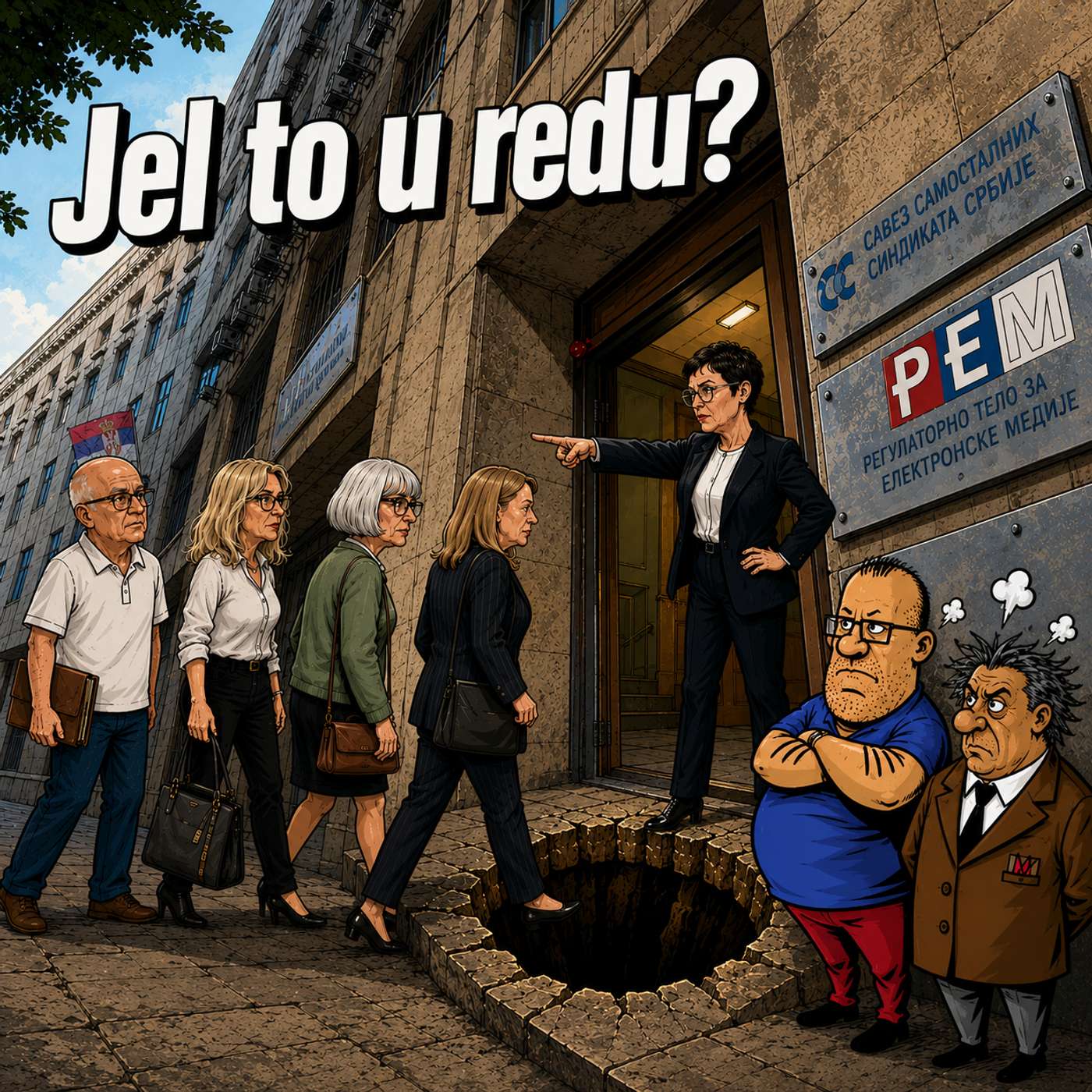 Studenti desno, REM levo episode artwork