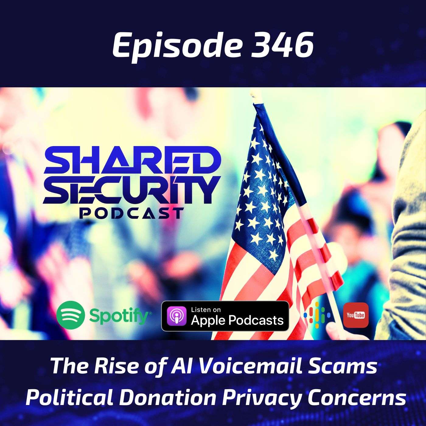 The Rise of AI Voicemail Scams, Political Donation Privacy Concerns episode artwork