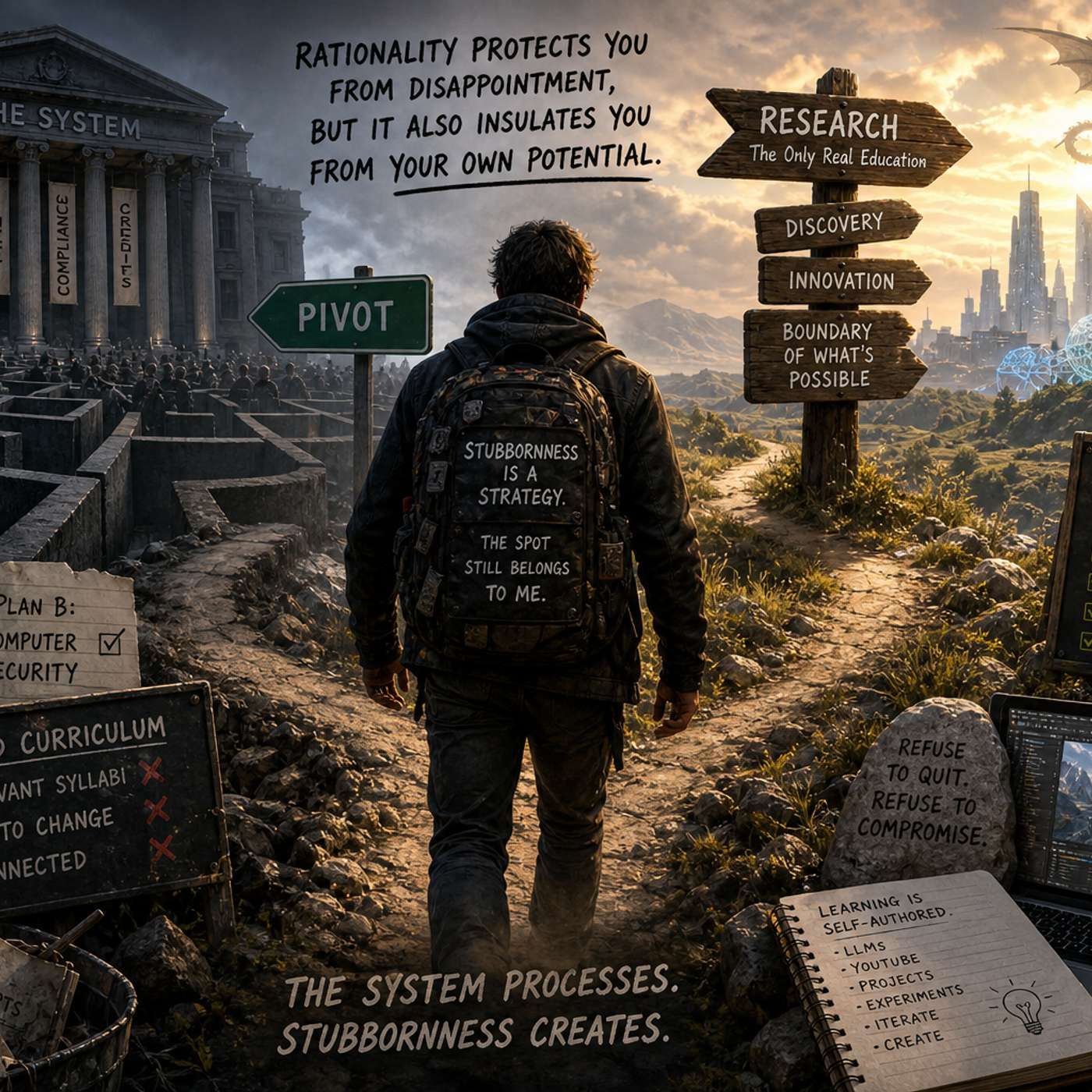 Life Lessons I Learned in Grad School: The ROI of Irrationality episode artwork