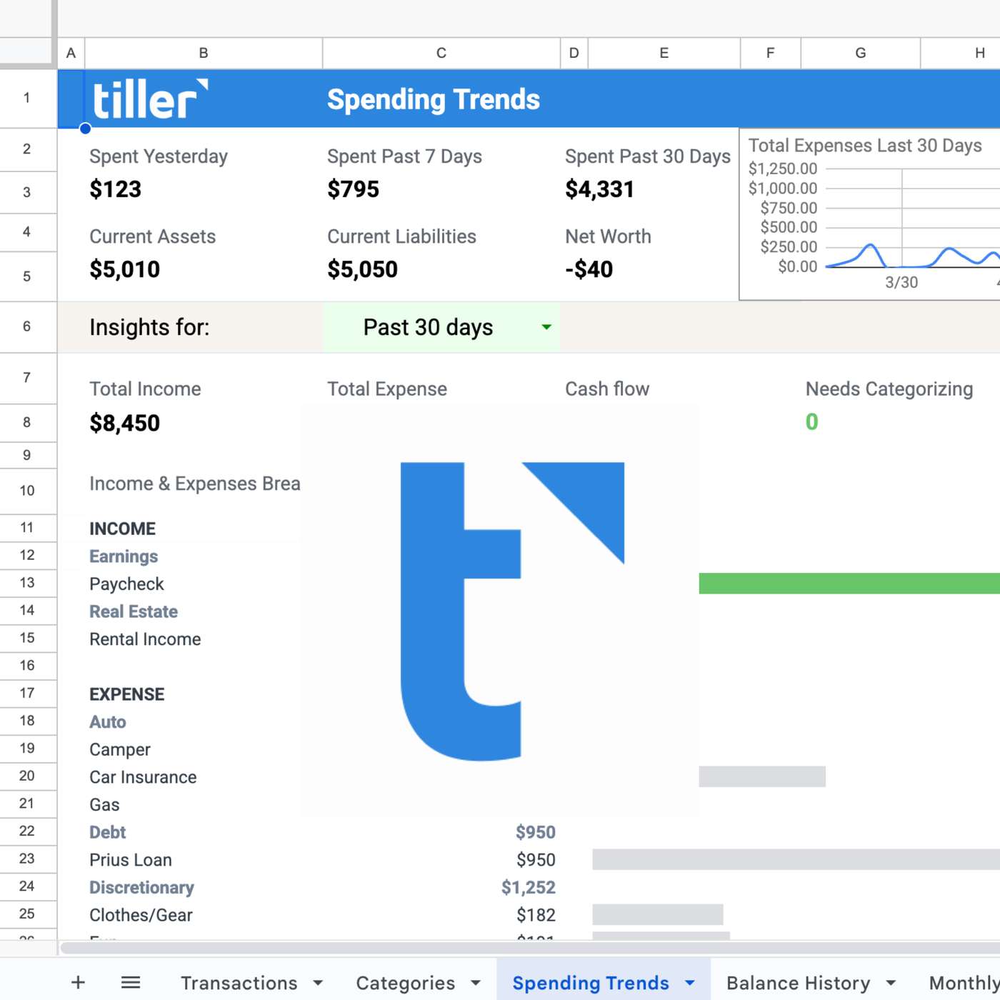Tiller Audio Companion
