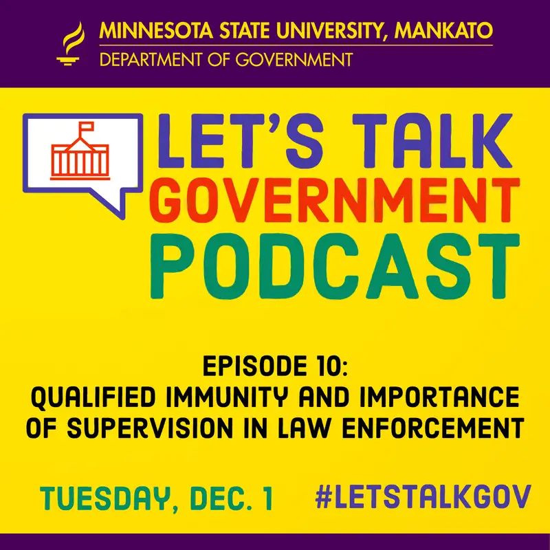 Qualified immunity and importance of supervision in law enforcement