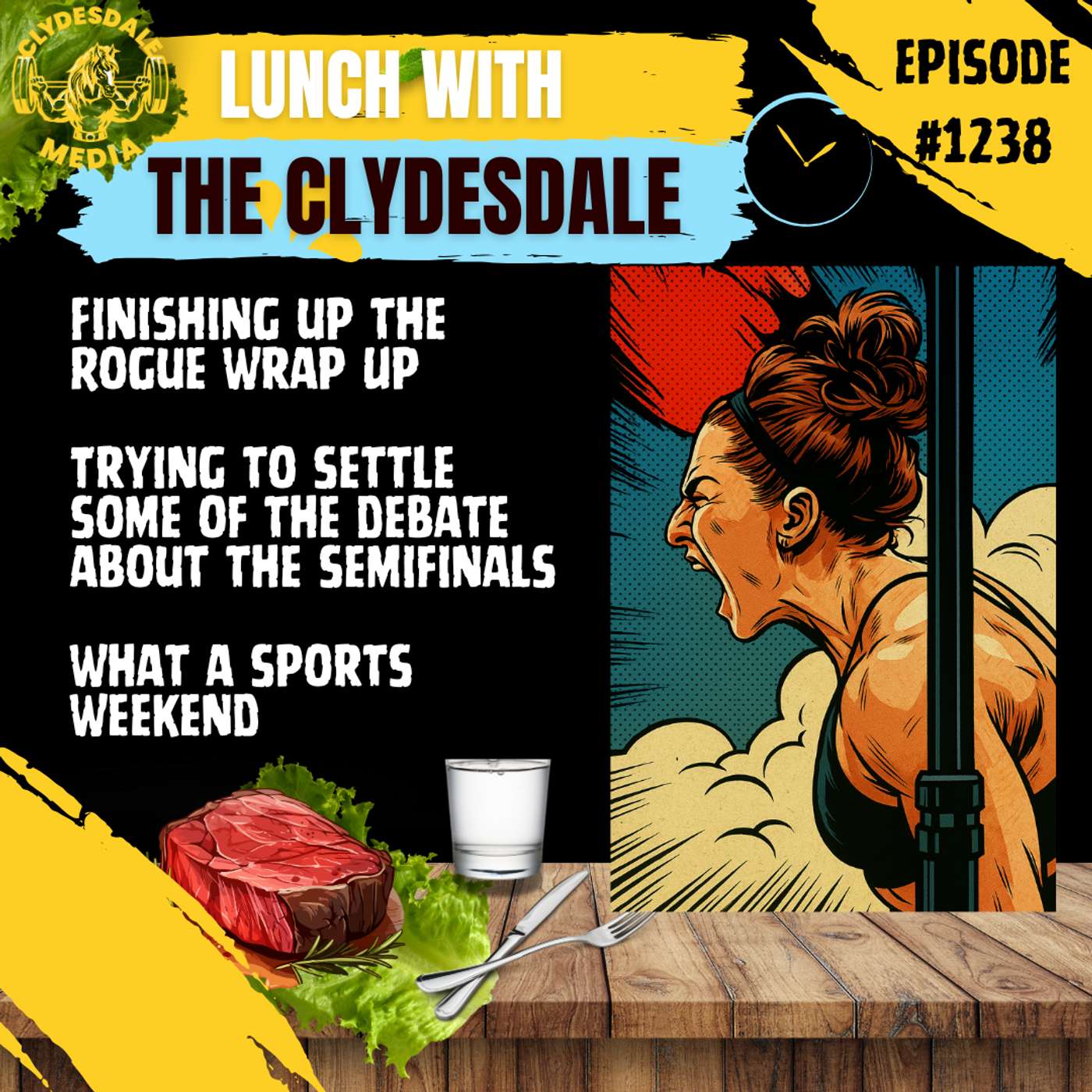 Lunch with the Clydesdale - What is the One Thing that Brings Laura Horvath Back to the Games? episode artwork