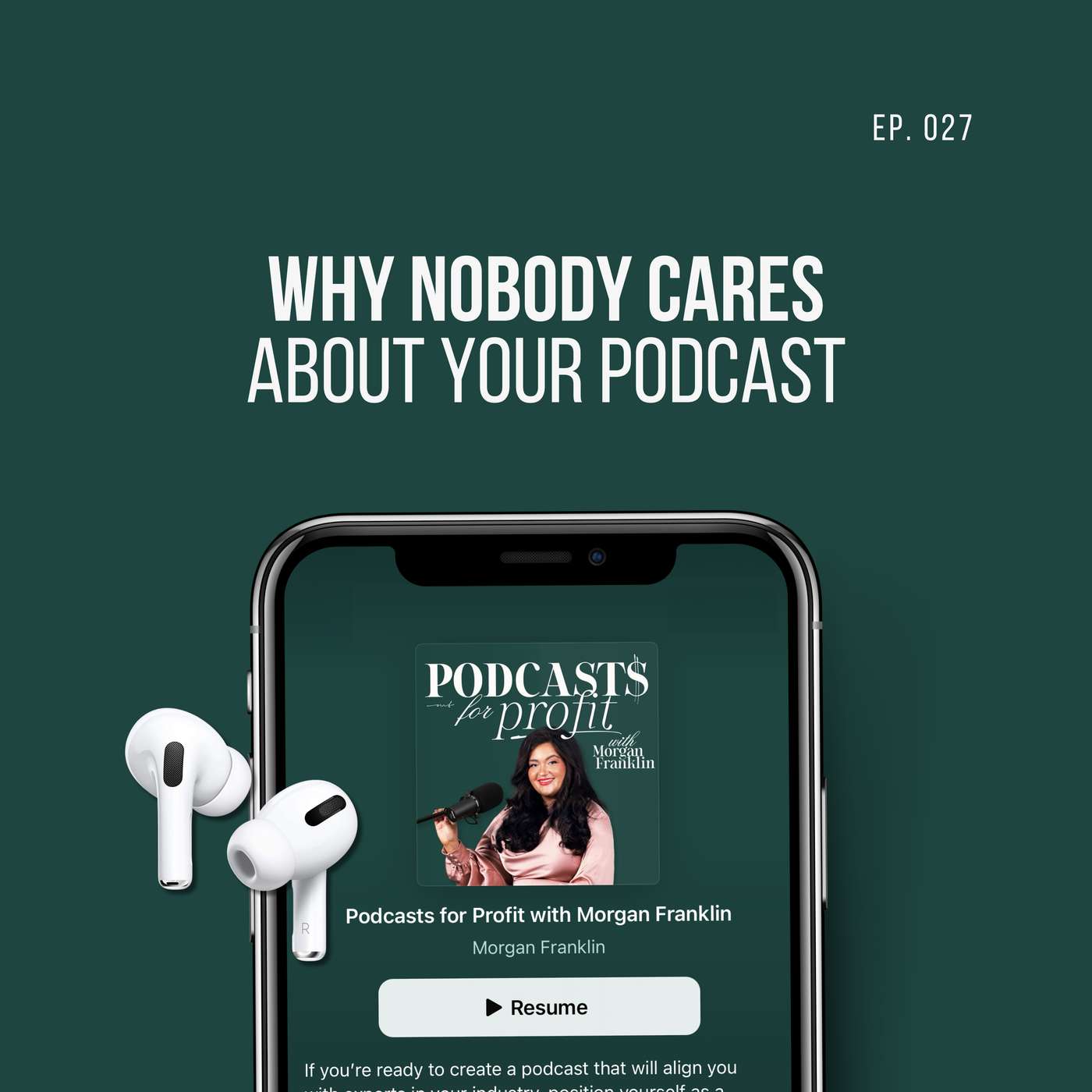 Podcasts for Profit with Morgan Franklin | Podcasting Strategy for Podcasters