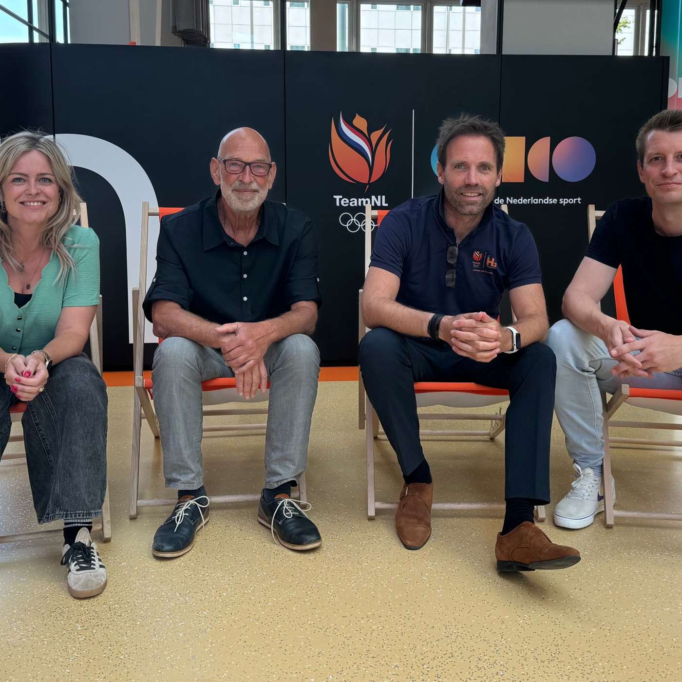 De mooie sportzomer van 2024 met Ferdi Merks (Odido), Michiel Bal (Missie H2) en Steffy Clephas (M Line) De mooie sportzomer van 2024 met Ferdi Merks (Odido), Michiel Bal (Missie H2) en Steffy Clephas (M Line)