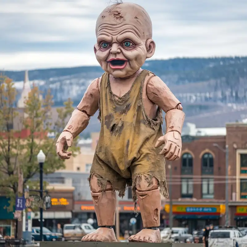 #0069 - Forget the skeleton, I want the giant creepy baby puppet in my yard. - 09/26/2024