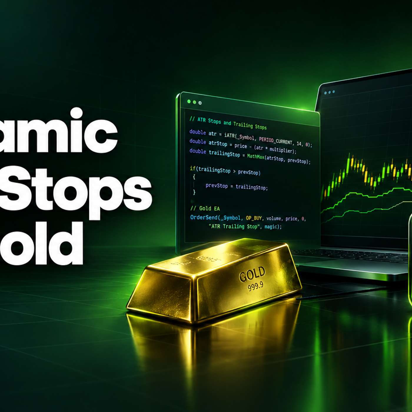 ATR Stops and Trailing Stops in MQL5: Code for a Gold EA