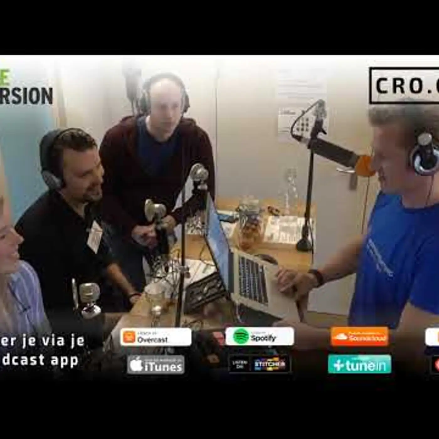 Cover art for episode: Emerce Conversion Livestream: Shirley van Haalem, Joren van Gilst (TrafficBuilders) - CRO.CAFE podcast