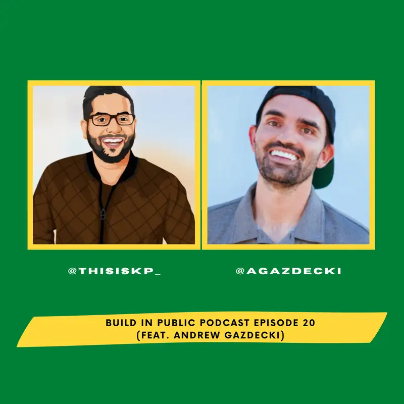 Episode with Andrew Gazdecki (Founder & CEO of MicroAcquire)