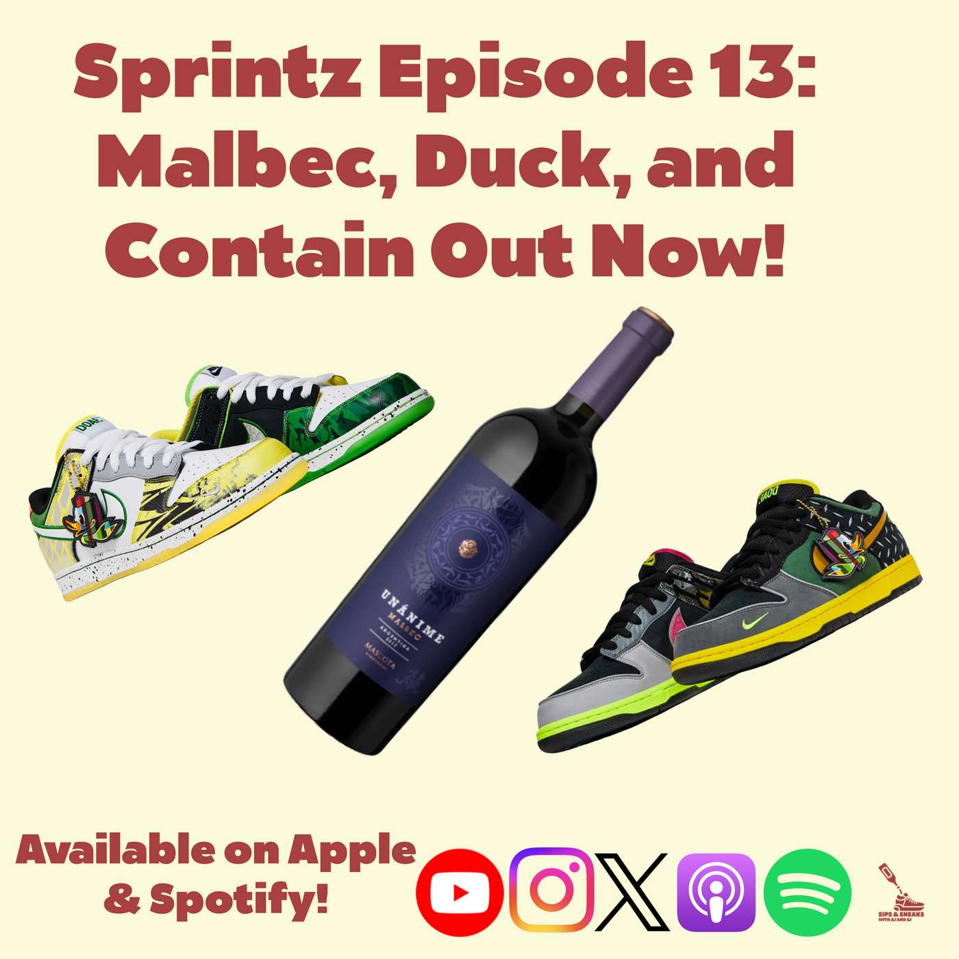 Sprintz Episode 13: Malbec, Duck, and Contain episode artwork