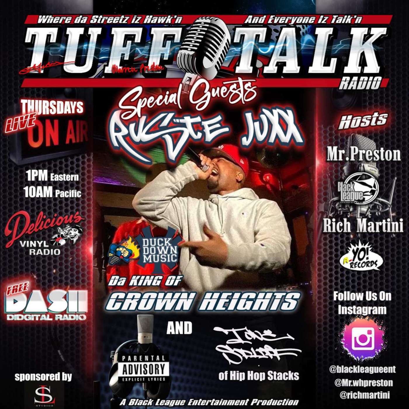 Tuff Talk Radio Special Guests Ruste Juxx / Tone Spliff episode artwork