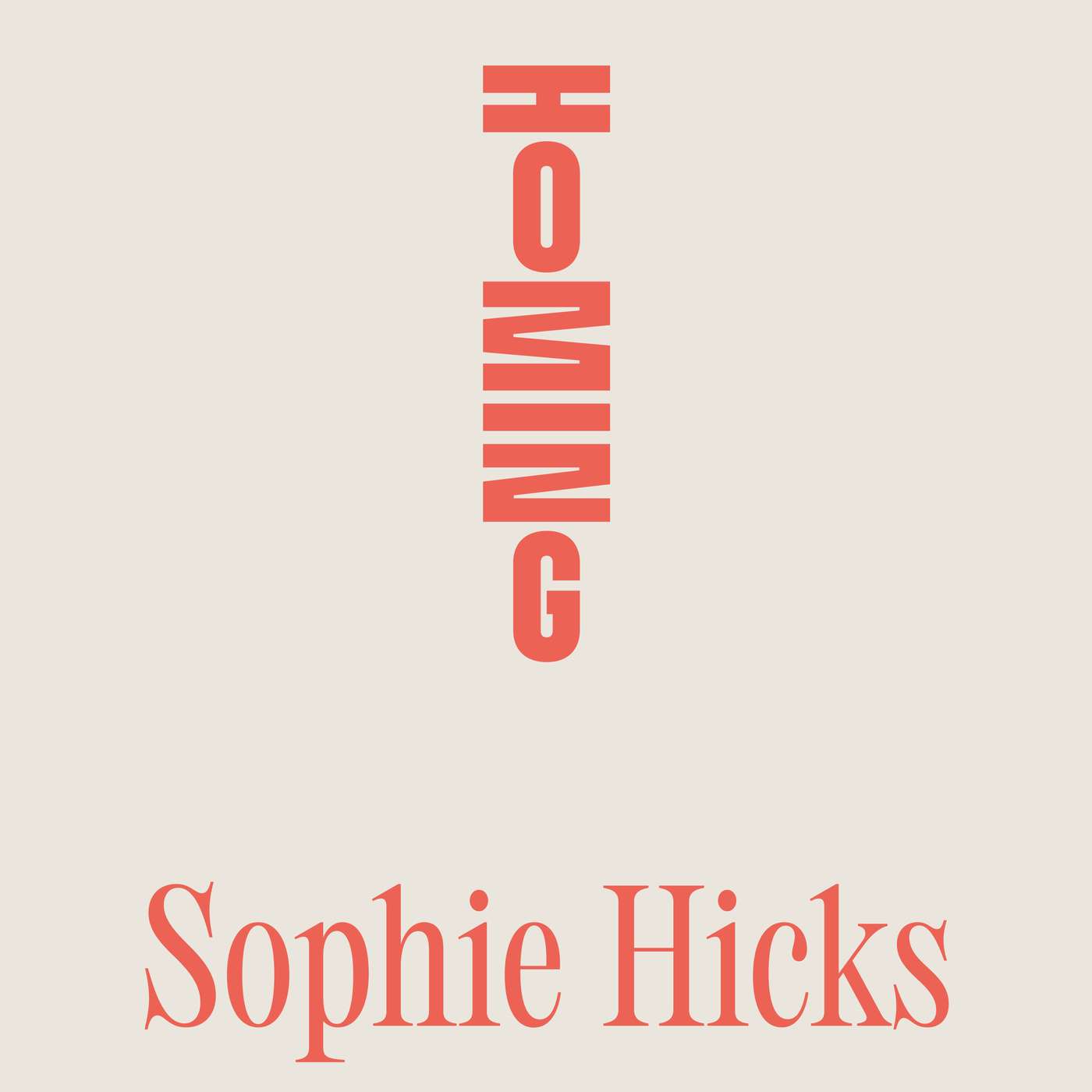 Cover art for the episode "Architect Sophie Hicks on being an 80s cover girl, and why every object should have a purpose" from Homing