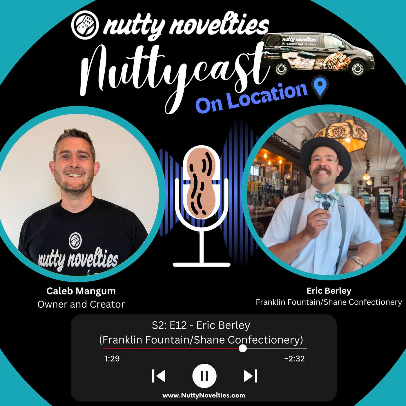 Nuttycast S2: E12 Eric Berley - Franklin Fountain/Shane Confectionery episode artwork