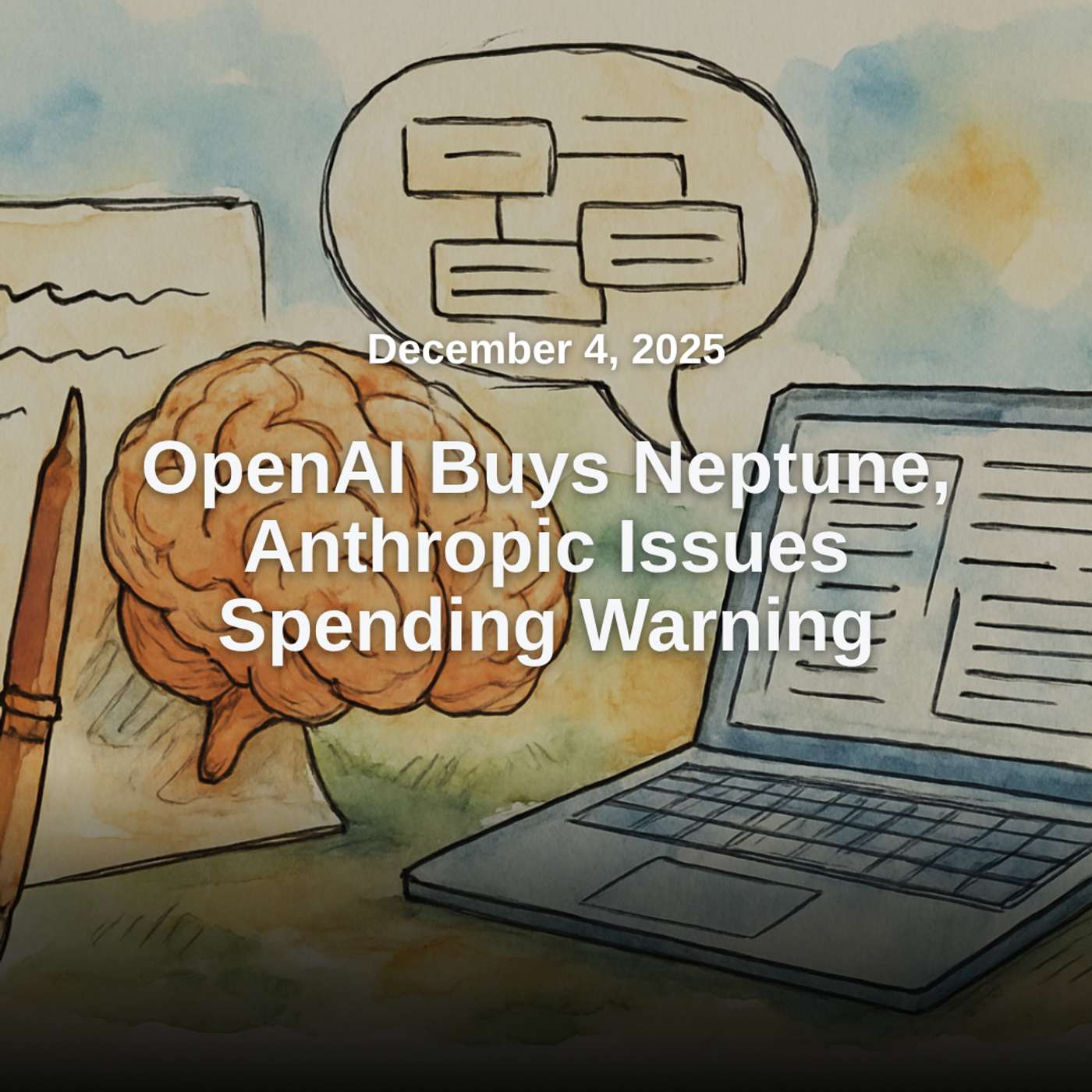 OpenAI Buys Neptune, Anthropic Issues Spending Warning