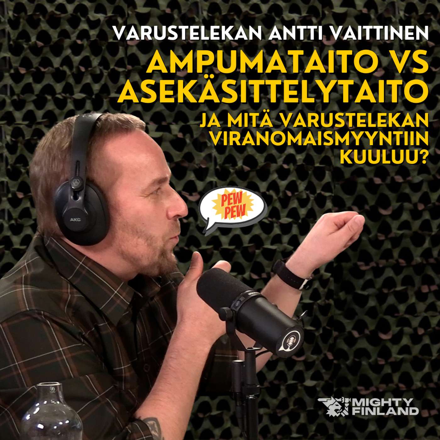 Ampumataidon ja asekäsittelyn kouluttaminen - Varustelekan Antti vaittinen osa 2