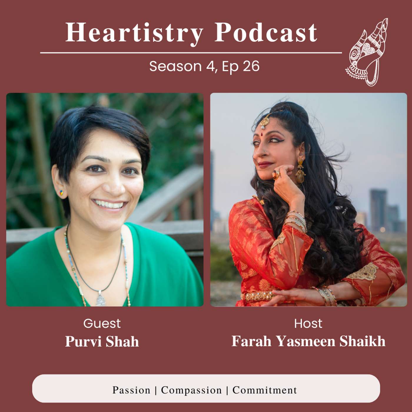 S4 Ep 26 - Purvi Shah - Artist, Entrepreneur, Educator, and Writer episode artwork