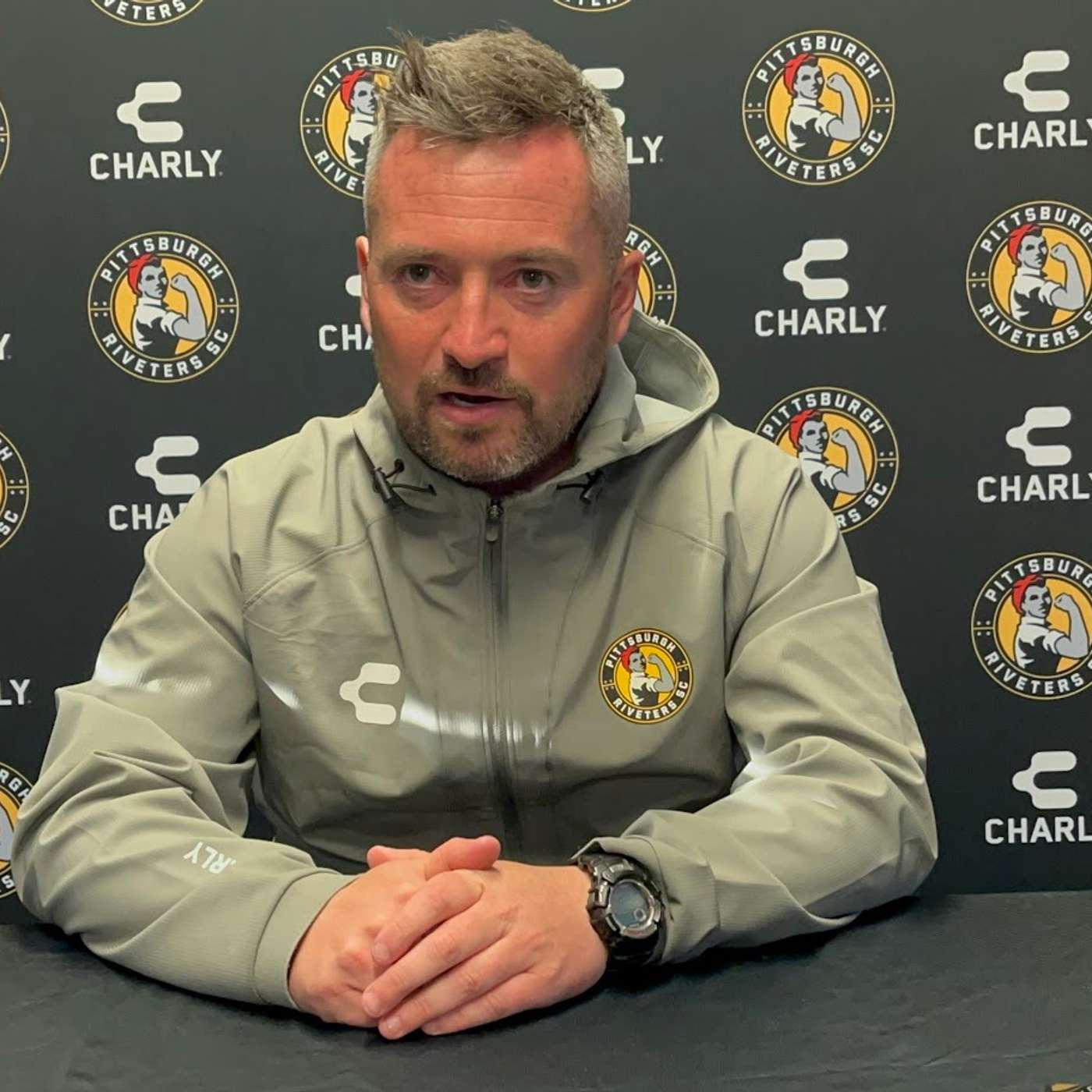 Riveters Head Coach Scott Gibson guides Riveters' vision in exhilarating first season Riveters Head Coach Scott Gibson guides Riveters' vision in exhilarating first season