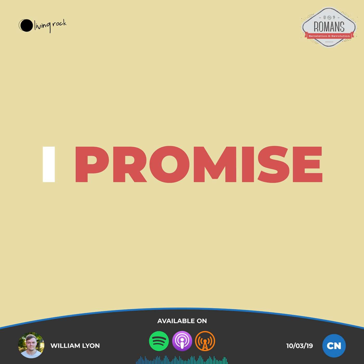 I Promise | William Lyon | 10/03/19 | Central episode artwork