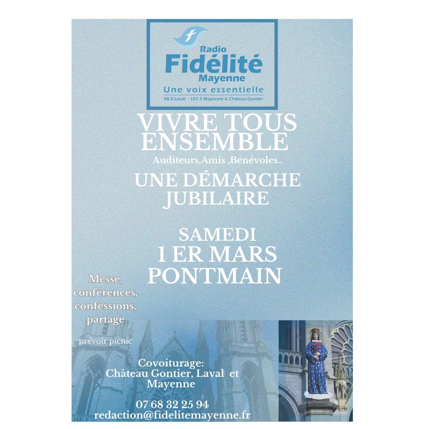 Insta, youtube, Démarche jubilaire, Ca bouge sur radio Fidélité Mayenne! episode artwork