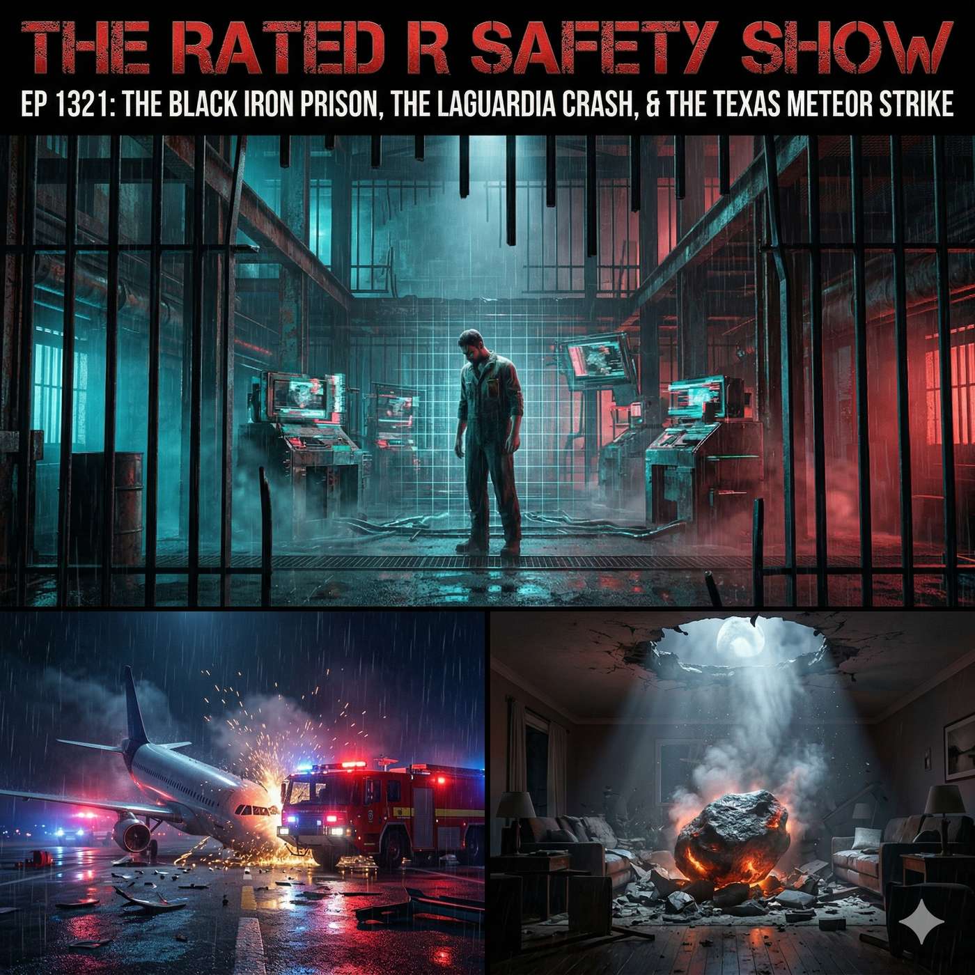 EP 1321: The Black Iron Prison, The LaGuardia Crash, & The Texas Meteor Strike