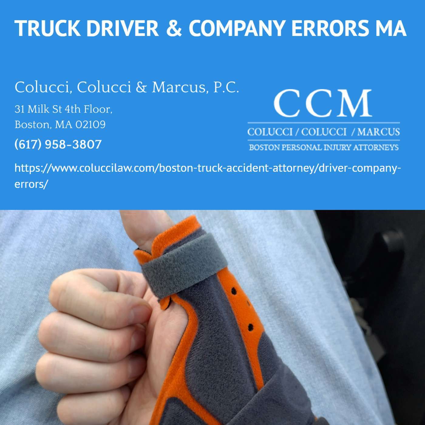 Truck Driver & Trucking Company Errors in Boston, MA - Colucci, Colucci & Marcus, P.C. episode artwork