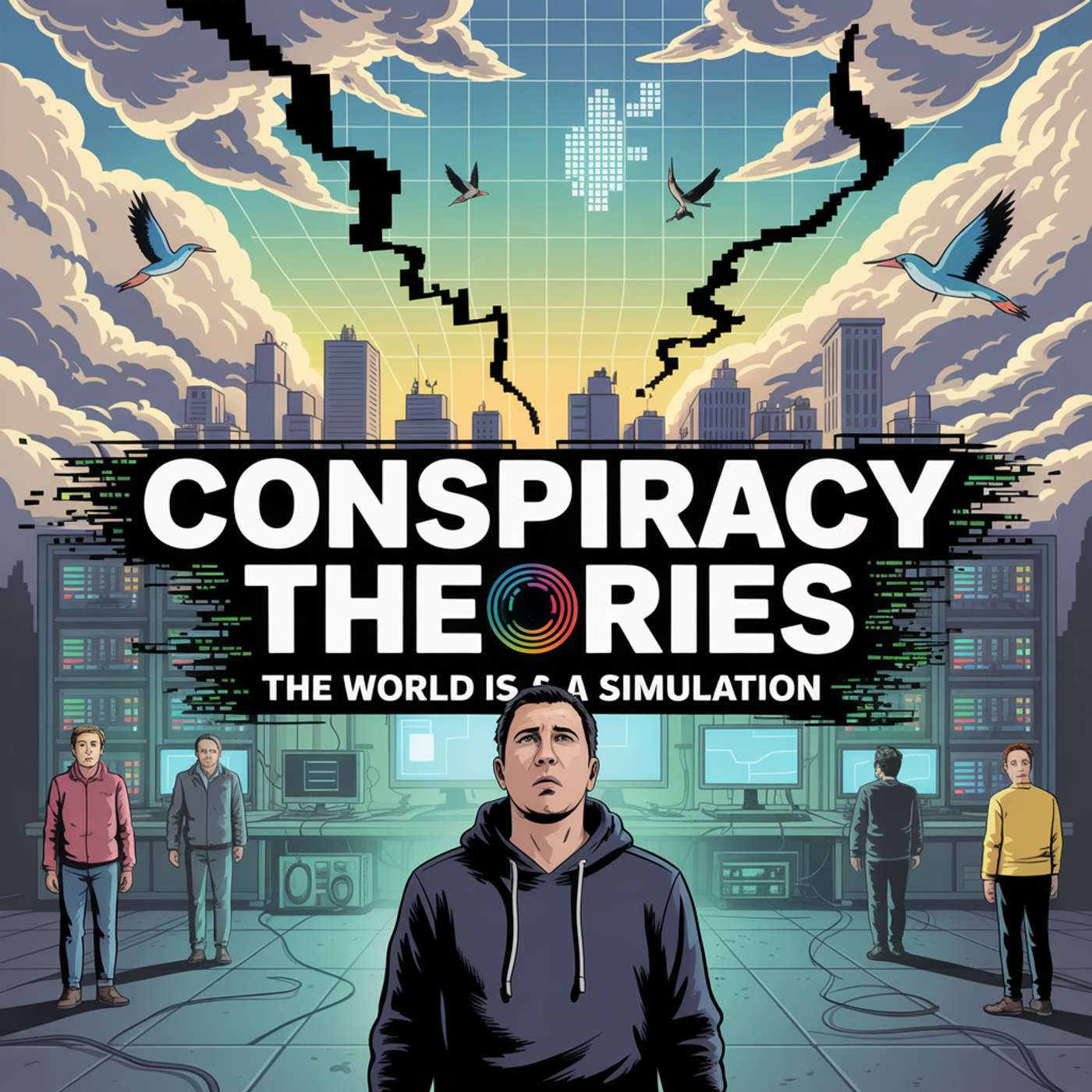 Proof Were Living In A Simulation... | Conspiracy Theories | Black Screen With Rain Sounds