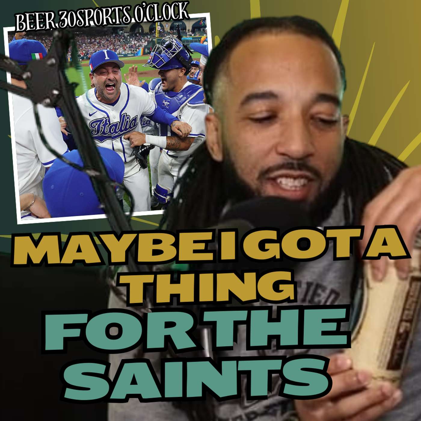 Beer 30 Sports O'clock: Maybe I got a thing for the Saints episode artwork