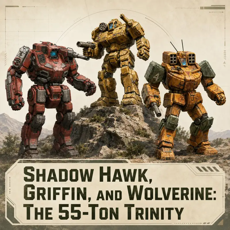 Shadow Hawk, Griffin, and Wolverine: The 55-Ton Trinity