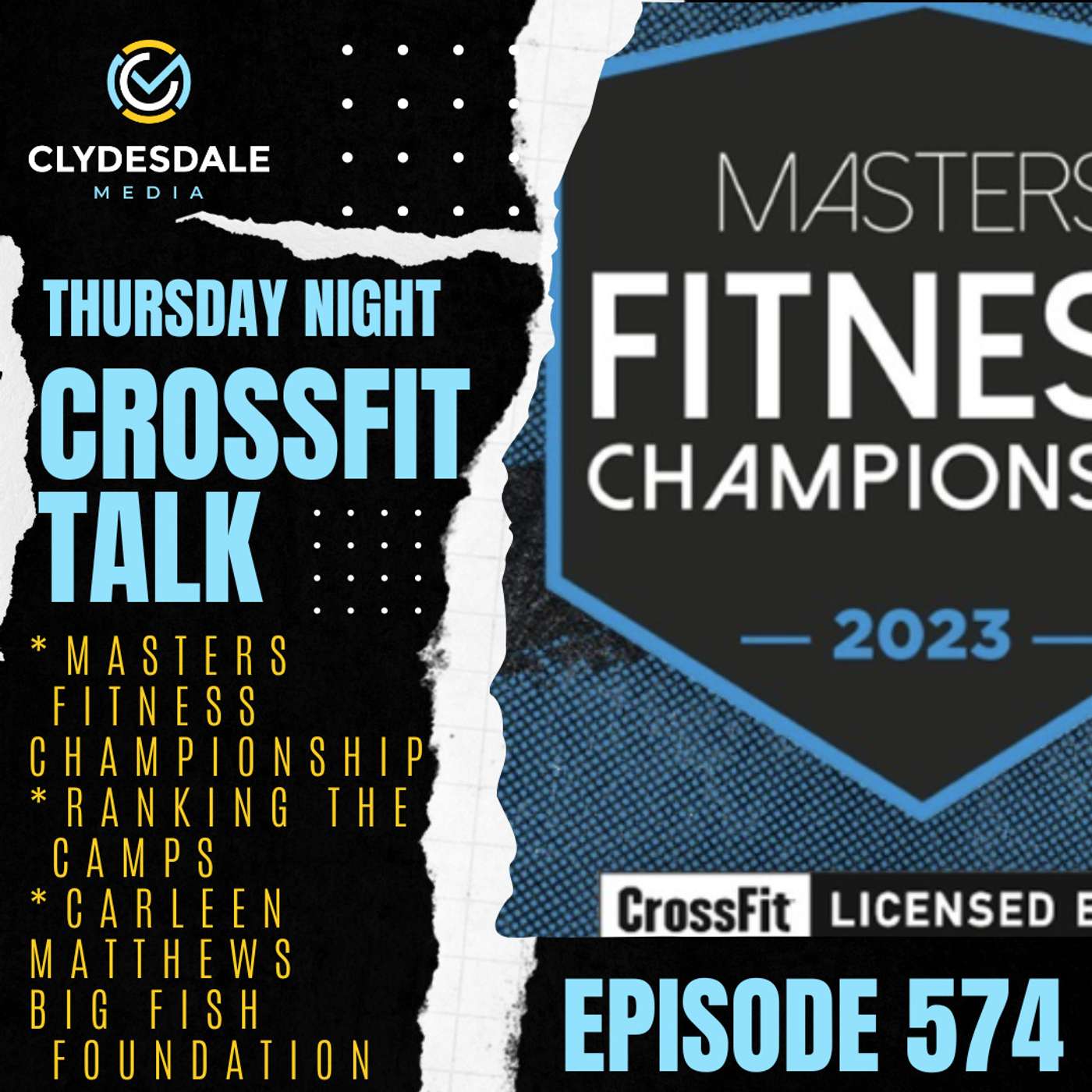 Clydesdale Media Thursday Night CrossFit Talk -MFC, Carleen Matthews, Ranking Camps episode artwork