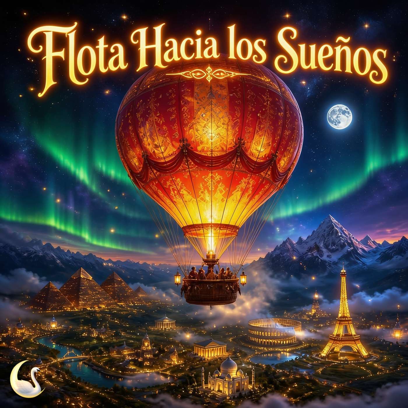 🎈 El Globo Aerostático sobre Países | Historia Relajante para Dormir | Viaje surrealista de ensueño