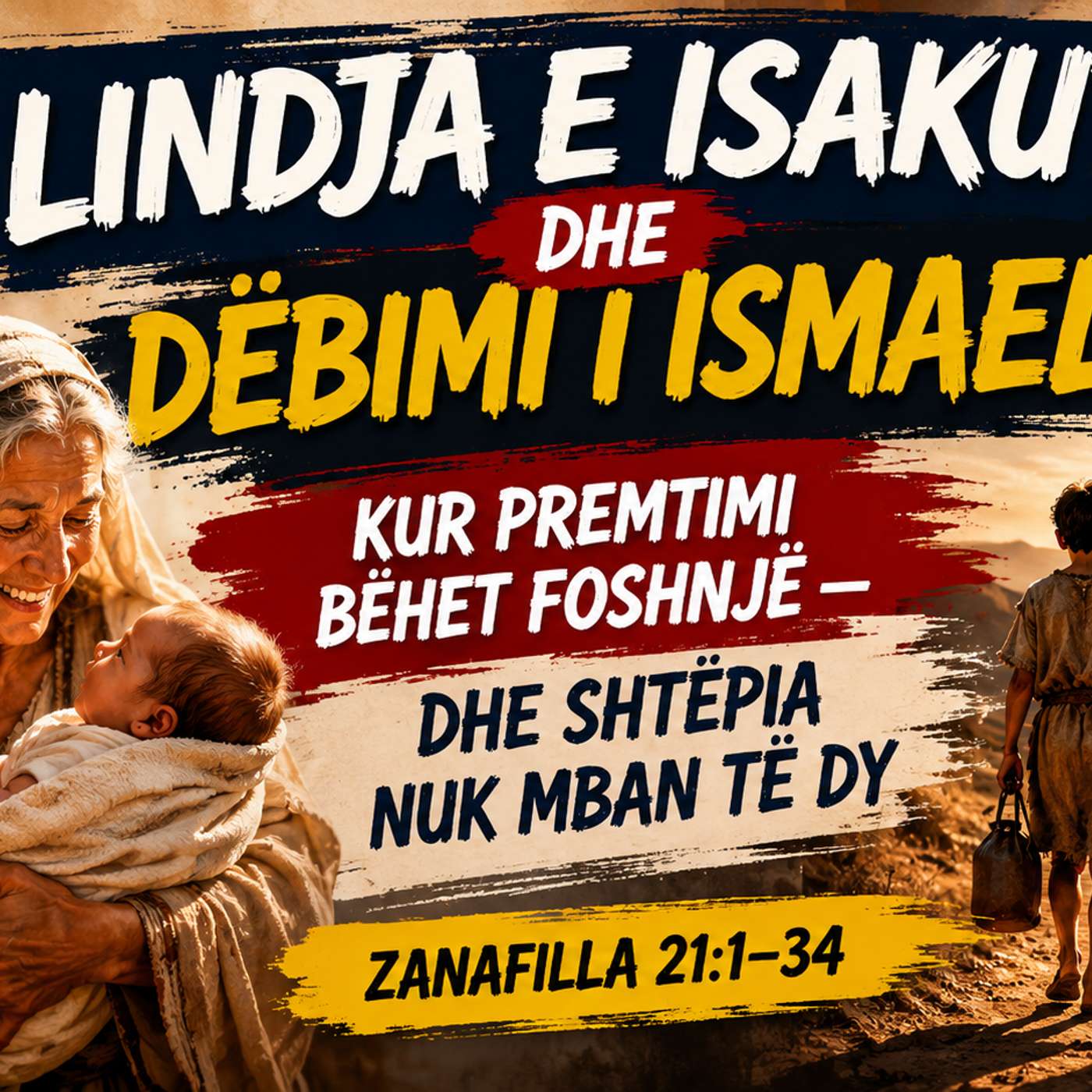 LINDJA E ISAKUT DHE DËBIMI I ISMAELIT Kur Premtimi Bëhet Foshnjë — dhe Shtëpia Nuk Mban Të Dy Zanafilla 21:1–34 episode artwork