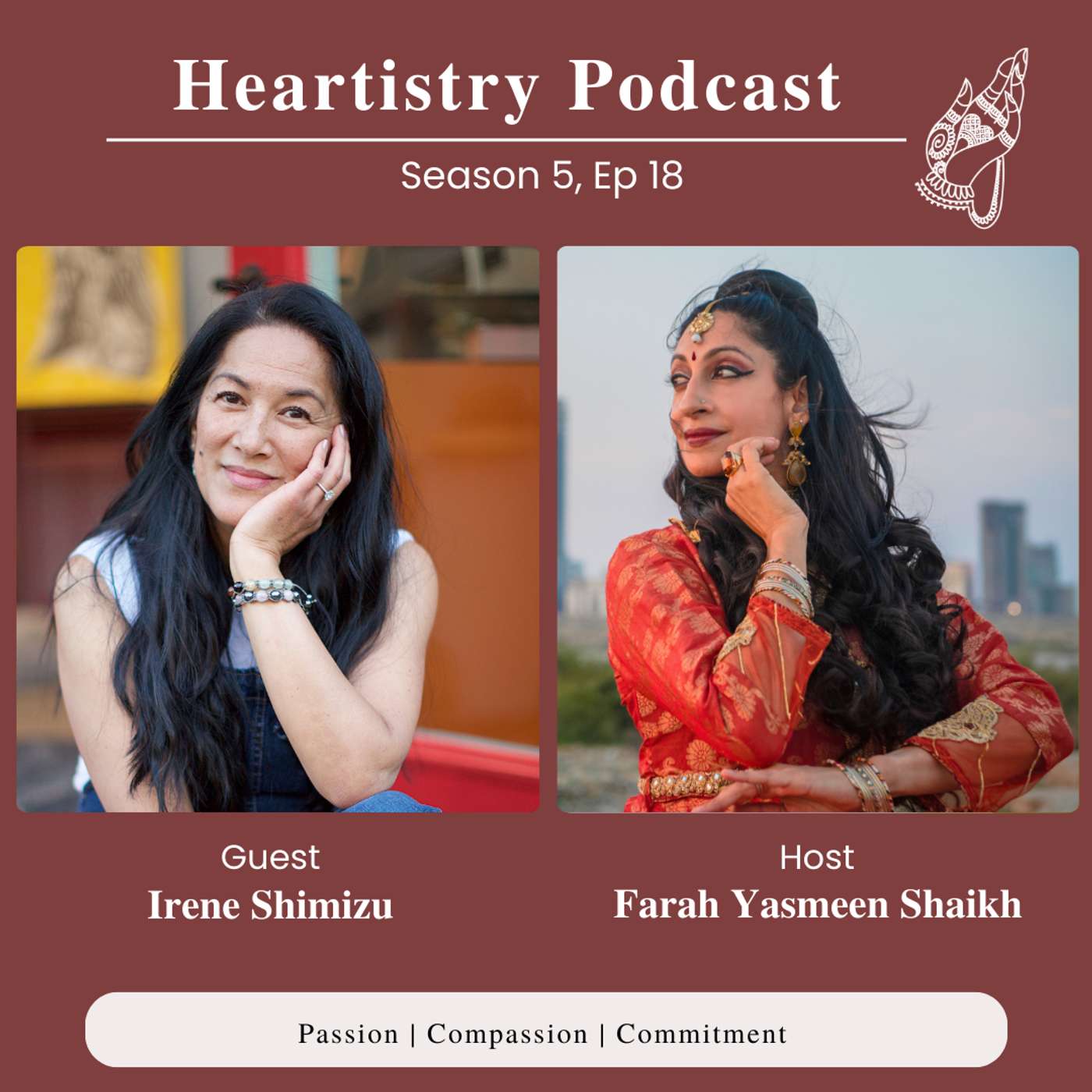 S5 Ep 18 - Irene Shimizu - Self-taught Mixed Media Artist episode artwork