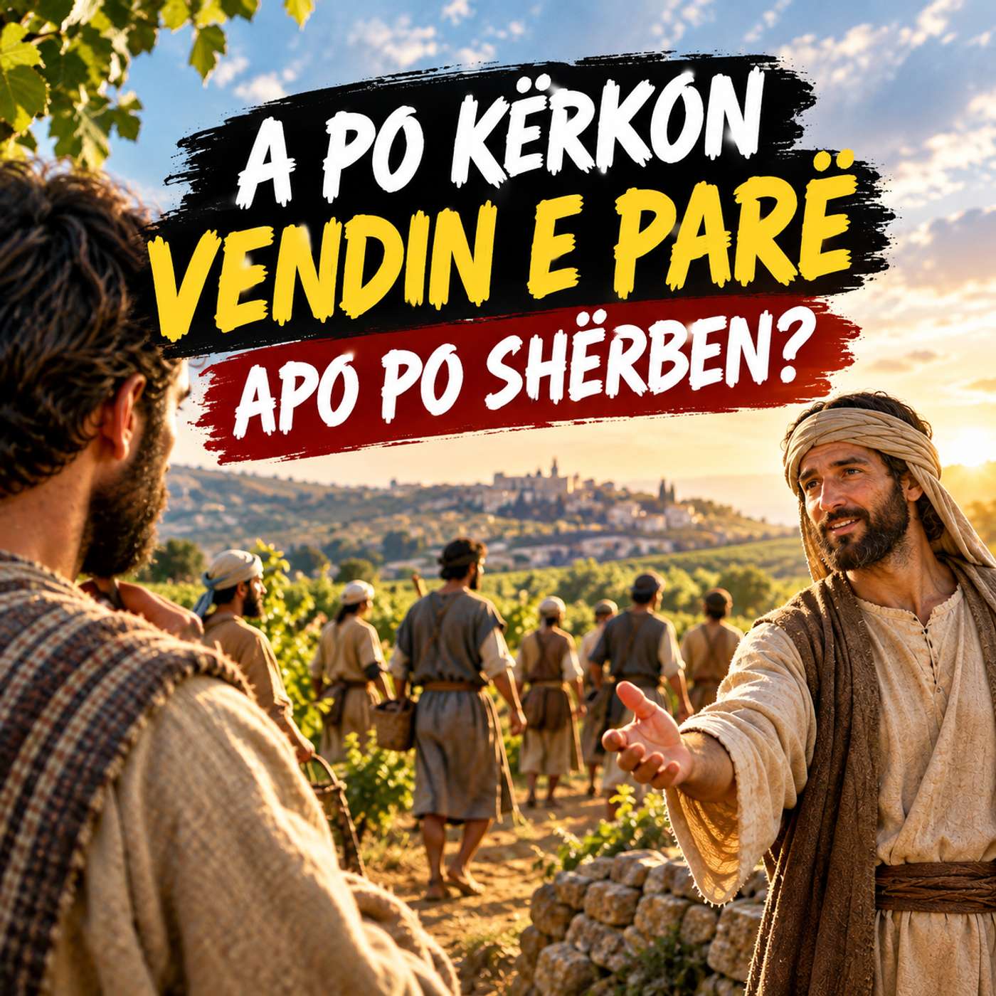“A PO KËRKON VENDIN E PARË APO PO SHËRBEN?” Mateu 20