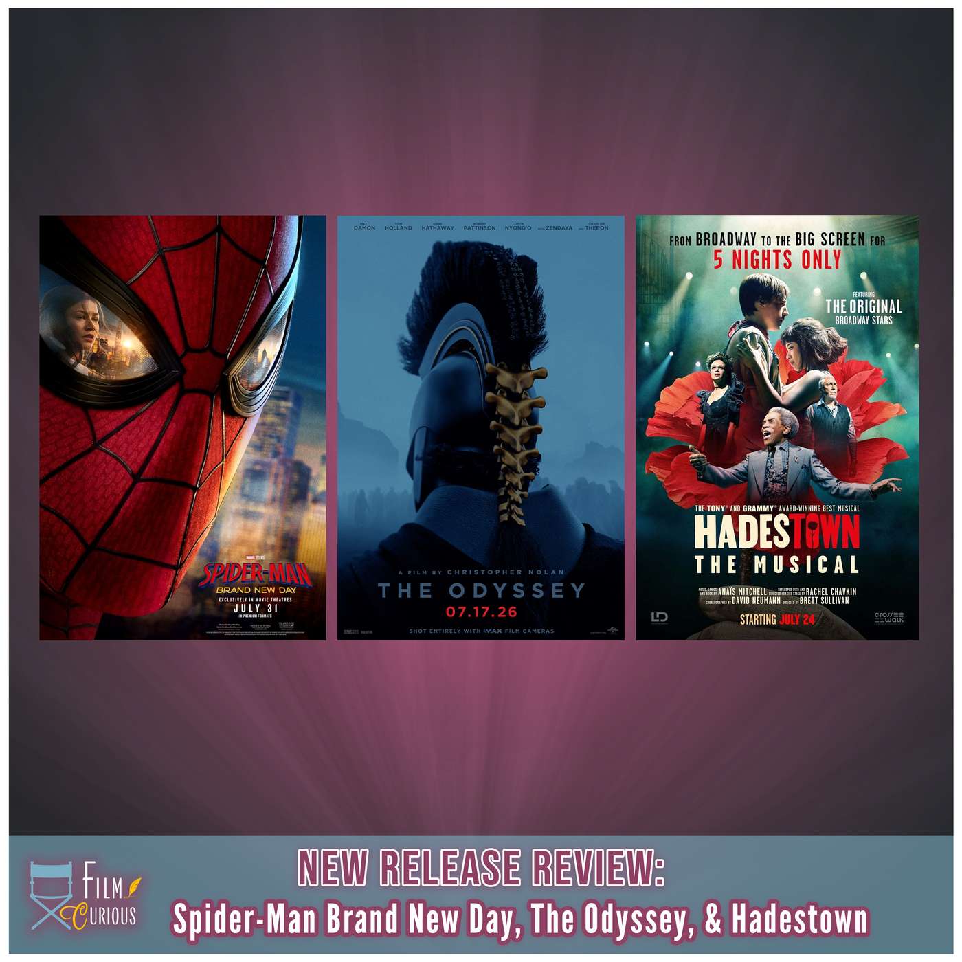 A Wet, Hot Greek Mythology Summer & Spidey, Too! | Spider-Man Brand New Day, The Odyssey, and Hadestown Reviews episode artwork