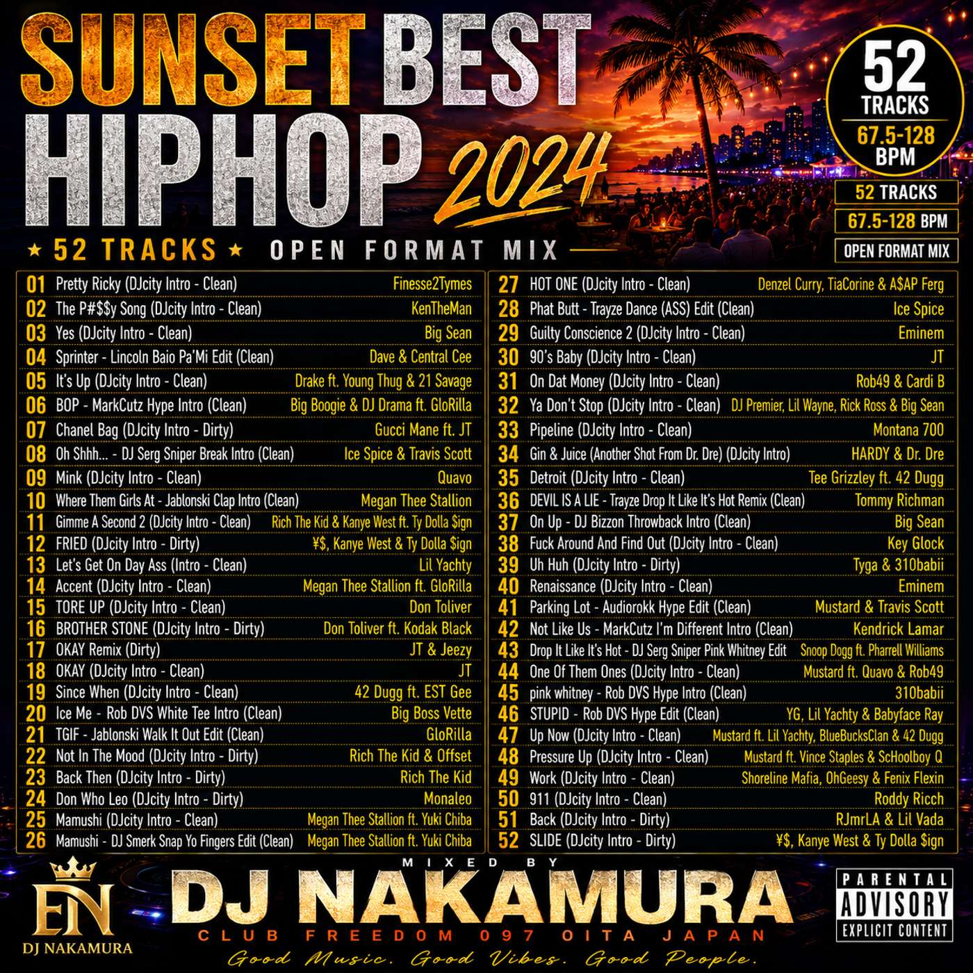 SUNSET BEST HIPHOP 2024 episode artwork