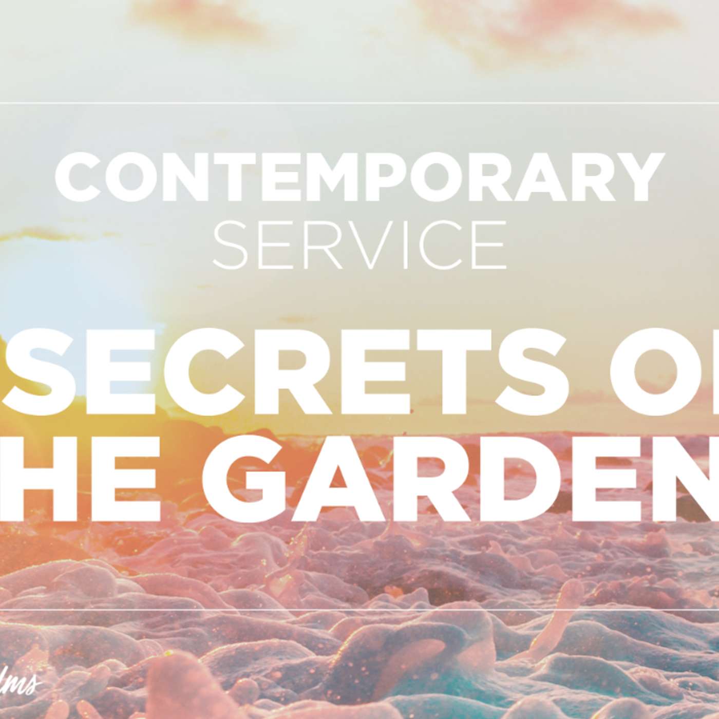 June 27th, 2021 Contemporary Service: "Secrets of the Garden" episode artwork